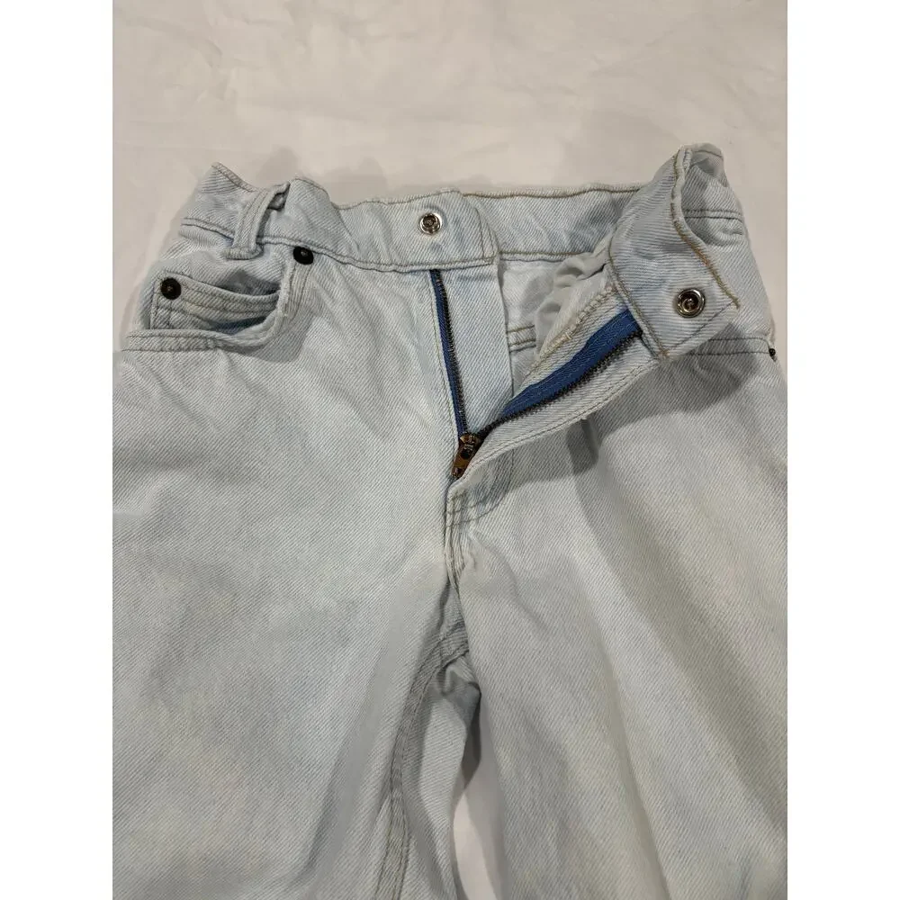 Vintage 90s 550 Levi’s Light Wash Denim Straight Leg Jeans Kids Size 9 Slim